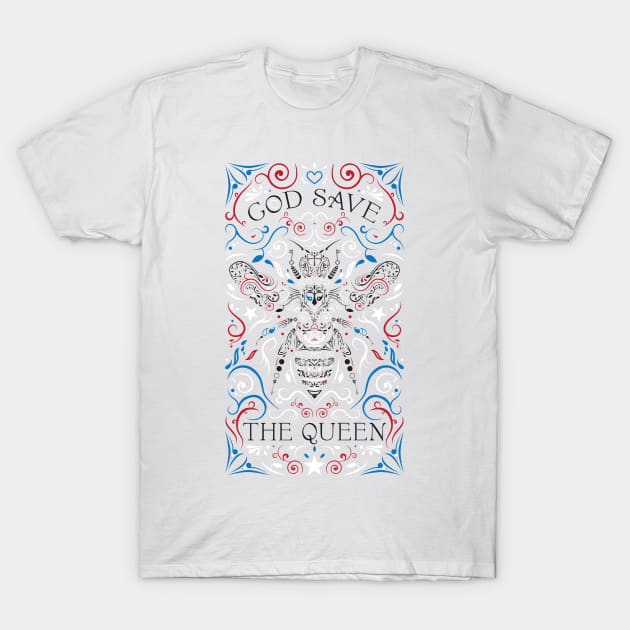 god save the queen T-Shirt by somatosis